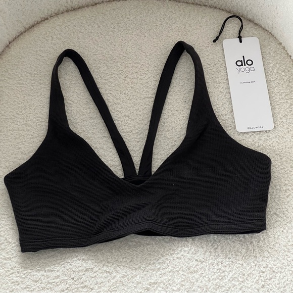 ALO Micro Waffle Pleasant Bra - Picture 6 of 7